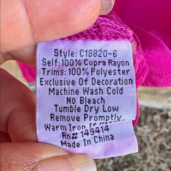 Johnny Was Magenta Embroidered Blouse - Picture 9 of 9